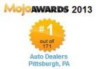 MojoPages MojoAwards Pittsburgh Auto Dealers #1 Rank